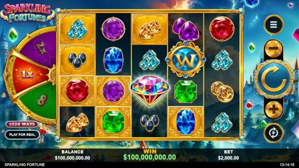 Sparkling Fortunes Slot Screenshot